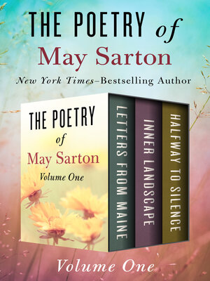 cover image of The Poetry of May Sarton Volume One